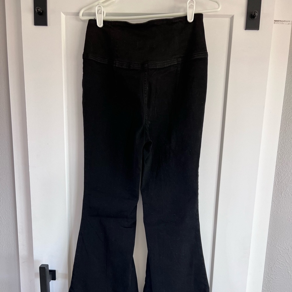 We the Free Black Flare Jeans